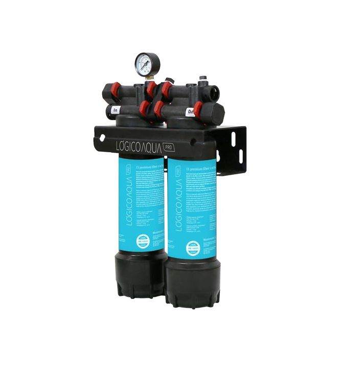 Conjunto filtracion doble Lógico Aqua Pro 2 carbon fibra 13