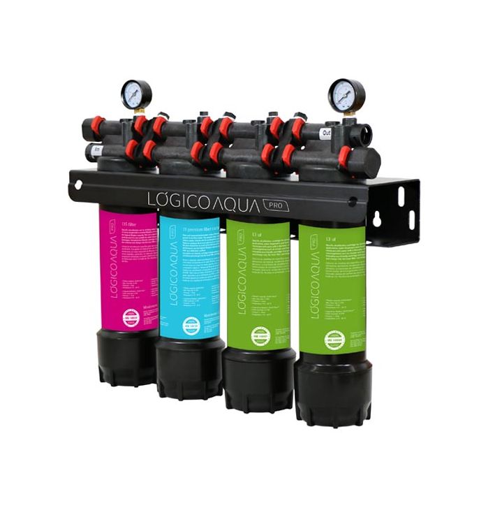 Conjunto filtracion cuádruple Lógico Aqua Pro PP carbon 2 UF 13