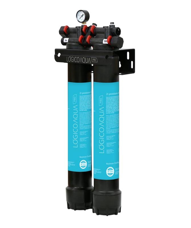Conjunto filtracion doble Lógico Aqua Pro 2 carbon fibra 21