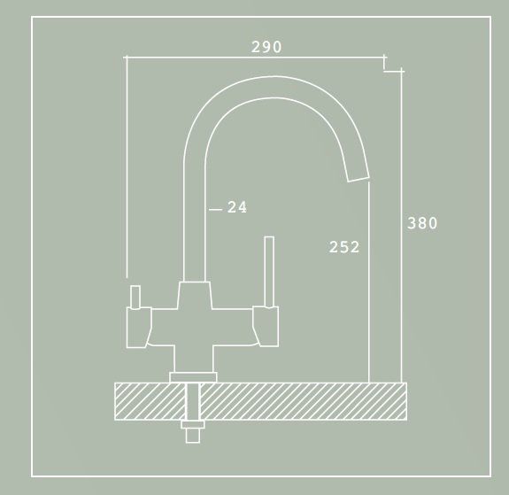 GRIFO LANDER 4 VIAS