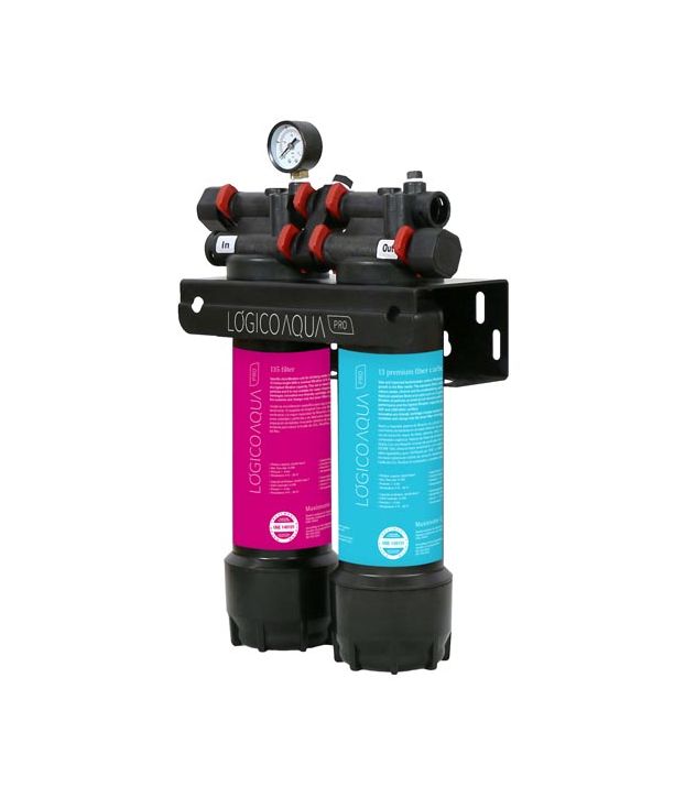 Conjunto filtracion doble Lógico Aqua Pro PP carbon fibra 13