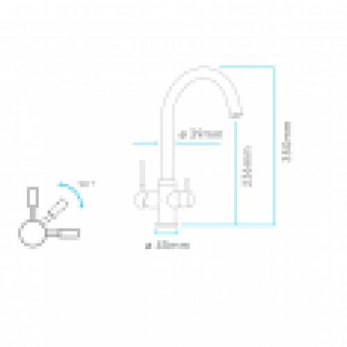 Grifo 3 vias Sigma Metal free