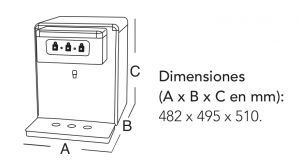 Dispensador de agua COLUMBIA HF 120 TOP