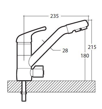 Kit válvula RO para grifo Jade
