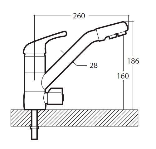 Kit de válvula RO para grifo Cosmo
