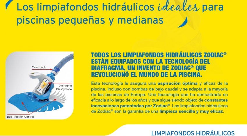 LIMPIAFONDOS PISCINA ZODIAC T5 DUO