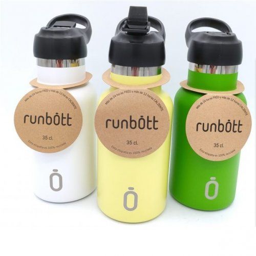 BOTELLA TERMICA RUNBOTT DE 350ML VARIOS COLORES